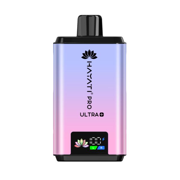 Hayati Pro Ultra Plus 25k Puffs Blueberry Cotton and Raspberry Cotton